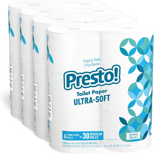 Get the Ultimate Softness and Comfort with Amazon Brand Presto Ultra-Soft Toilet Paper