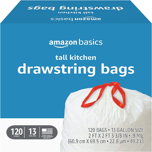 Keep Your Kitchen Clean and Tidy with Amazon Basics Kitchen Trash Bags
